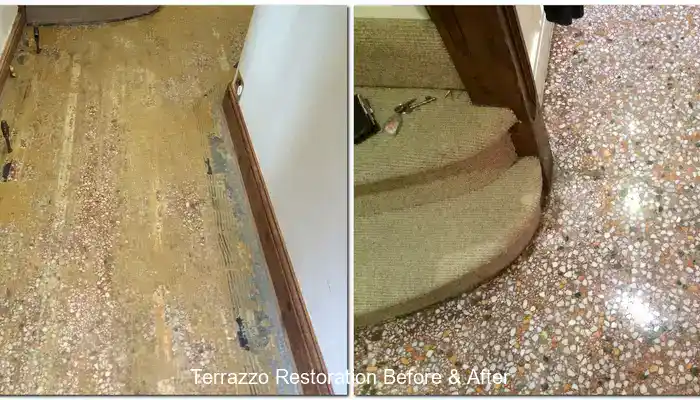 Image of Terrazzo Restoration Before and After