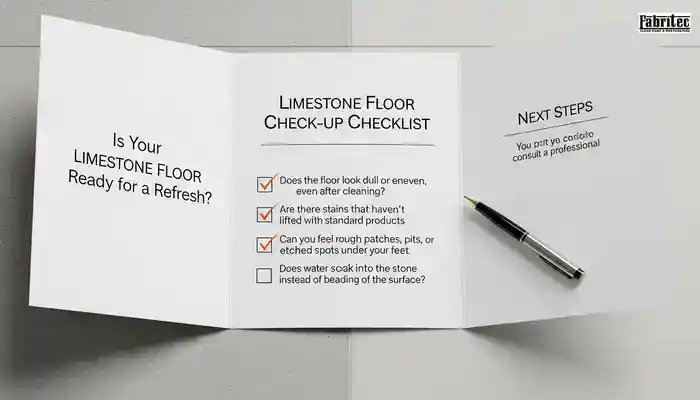 Limestone Floor Cleaening Checklist
