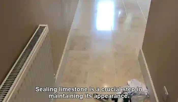 Sealing limestone is a crucial step in maintaining its appearance.