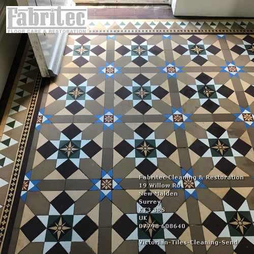 striking Victorian Tiles Cleaning Service In Send Send