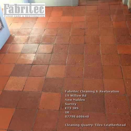 brilliant Quarry Tiles Cleaning Service In Leatherhead Leatherhead