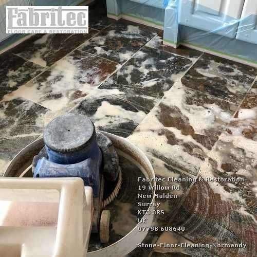 qualified professional stone floor cleaning Normandy Normandy