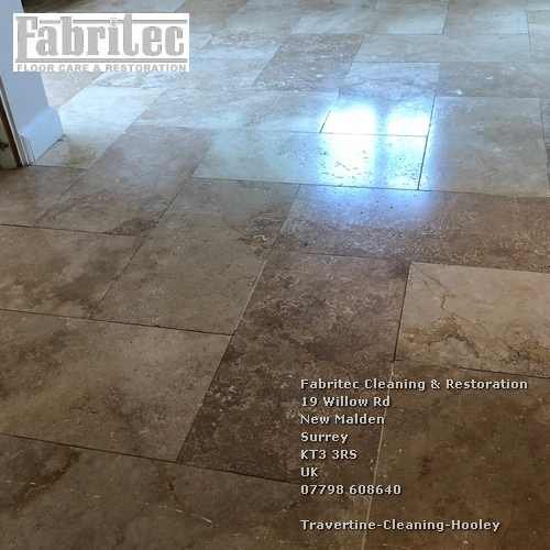 impressive travertine floor cleaning service in Hooley Hooley
