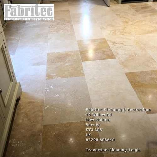 exceptional travertine floor cleaning service in Leigh Leigh