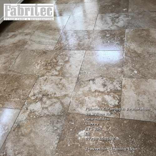 perfect travertine floor cleaning service in Lyne Lyne