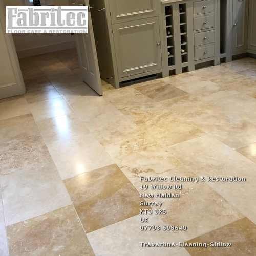 exceptional travertine floor cleaning service in Sidlow Sidlow