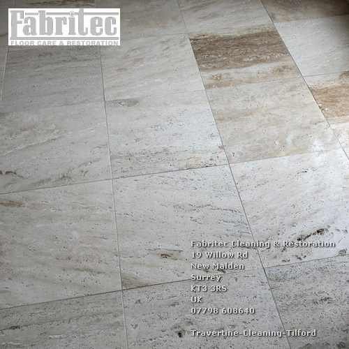 impressive travertine floor cleaning service in Tilford Tilford