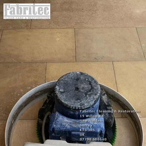limestone cleaning work Chesssington by Tile Cleaning Surrey