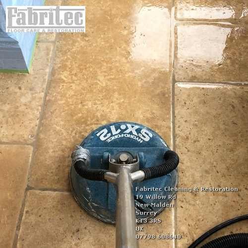 limestone cleaning work Kingston upon Thames by Tile Cleaning Surrey