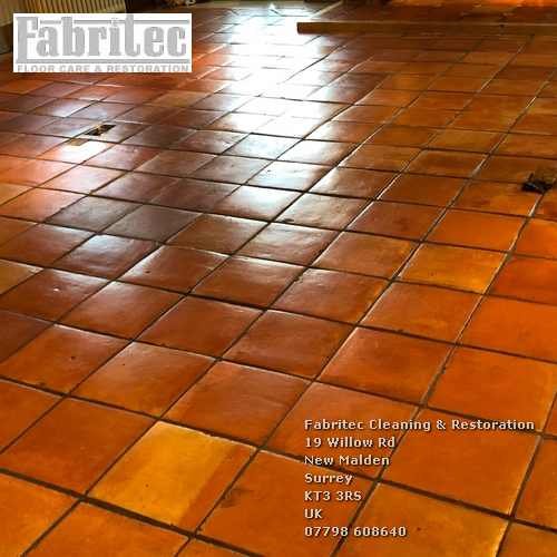 cleaning terracotta tiles service in Cobham by Tile Cleaning Surrey