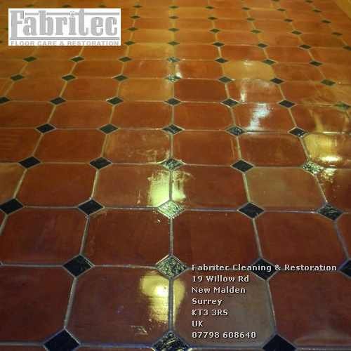 cleaning terracotta tiles service in West Byfleet by Tile Cleaning Surrey