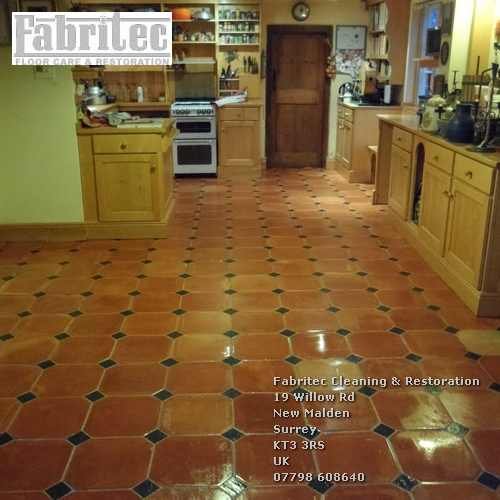 cleaning terracotta tiles service in New Malden by Tile Cleaning Surrey
