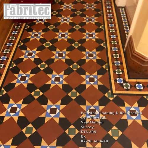 restoring victorian tiles in Woking