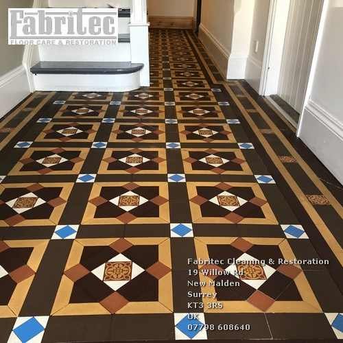 restoring victorian tiles in Fetcham