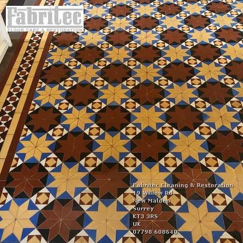 restoring victorian tiles in Wallington