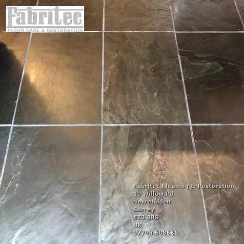 Slate floor cleaning services in Mitcham
