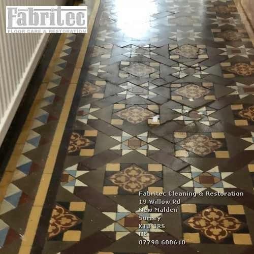 victorian tiles cleaning in Oxshott