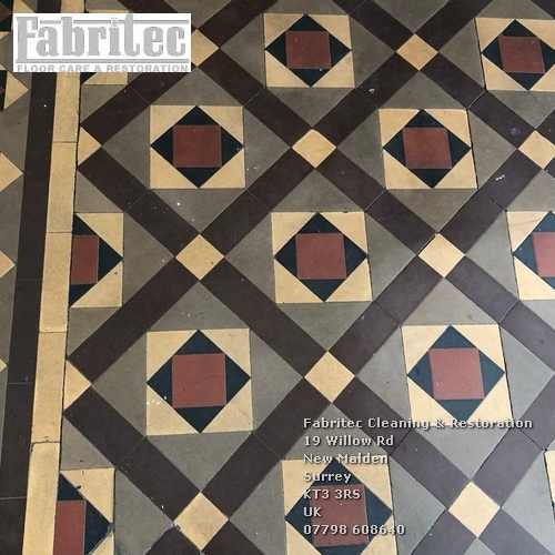 victorian tiles cleaning in Epsom