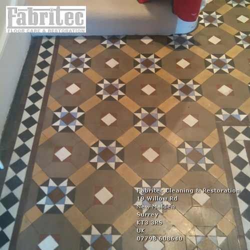 victorian tiles cleaning in Hersham