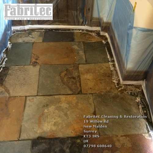 Slate floor repair services Tadworth
