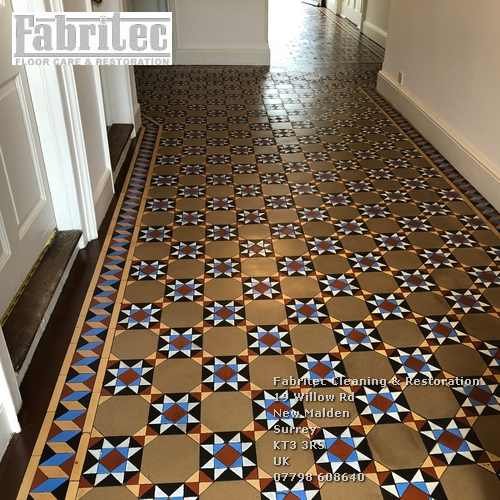 sealing victorian floor tiles in Walton on Thames