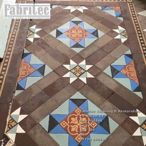 encaustic tile floor cloaning services in Twickenham